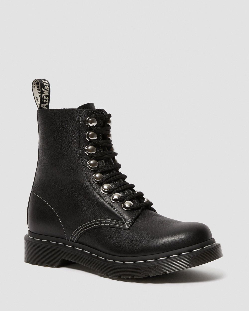 Dr Martens 1460 Pascal Hardware Šnurovacie Topánky Damske ( Čierne ) SK 964-WEVMNB